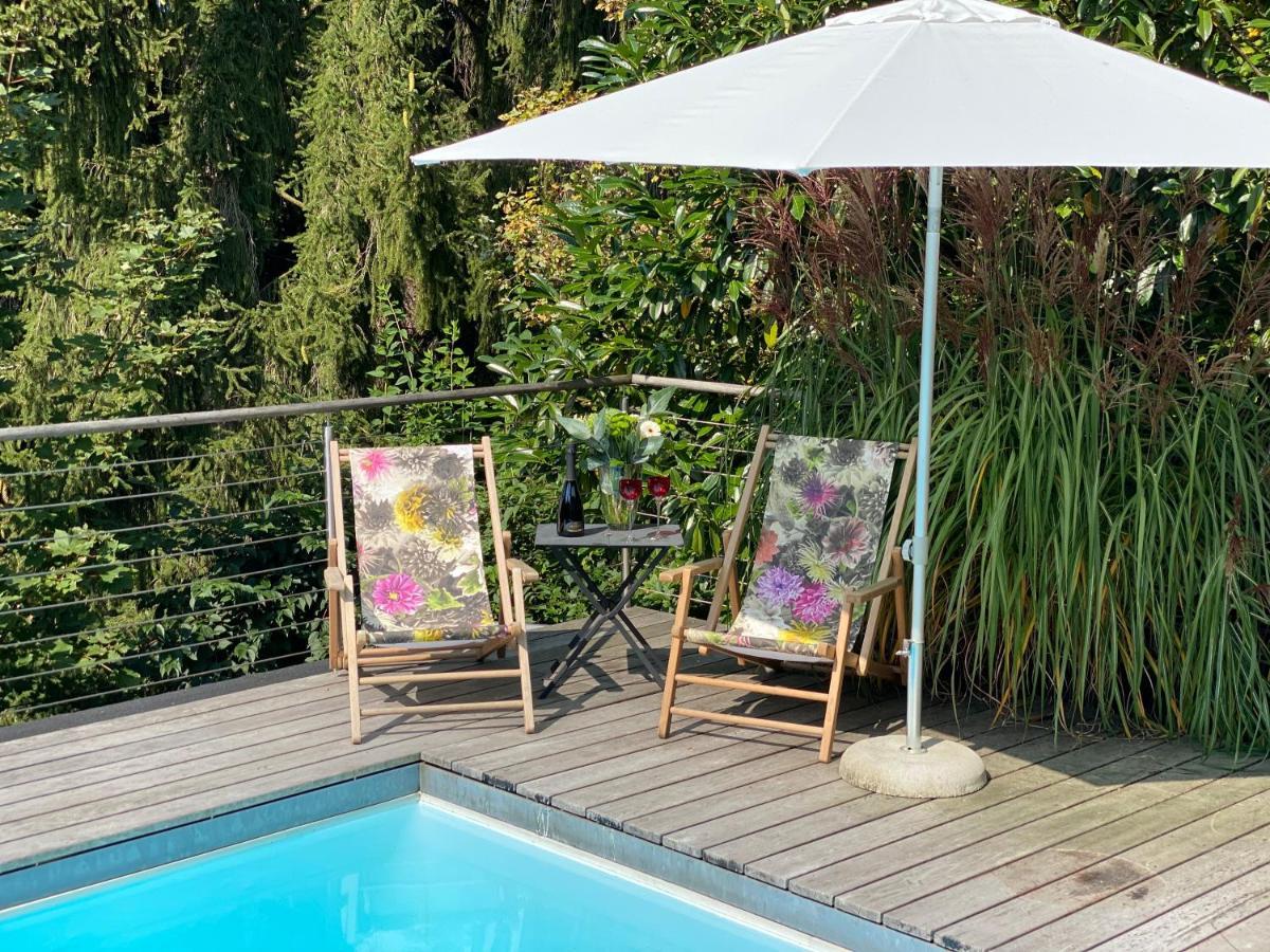 Landhaus Am Plattenbichl - Luxus Apartment Mit Privat-Pool Und Sauna - Im Sommer Bergbahn Inklusive Oberstdorf Extérieur photo