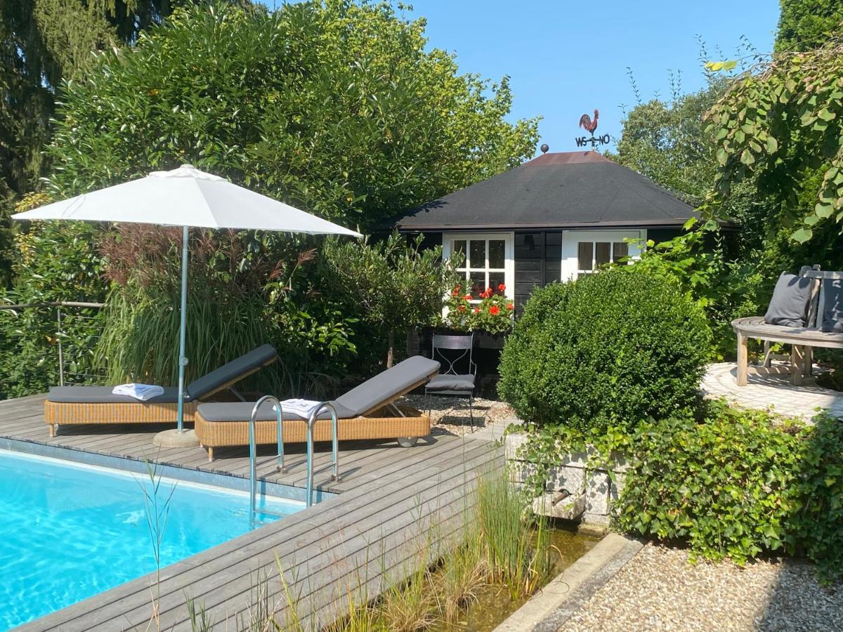Landhaus Am Plattenbichl - Luxus Apartment Mit Privat-Pool Und Sauna - Im Sommer Bergbahn Inklusive Oberstdorf Extérieur photo